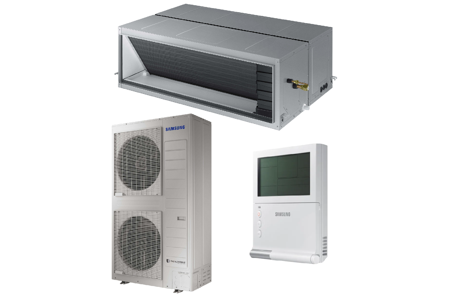 SAMSUNG AUKŠTO SLĖGIO KANALINIS 25.0/27.0kW AC250KNHPKH/EU / AC250KXAPNH/EU