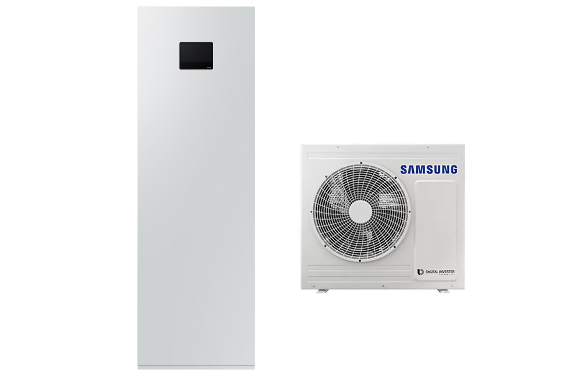 SAMSUNG AE120RXYDGG/EU / AE200DNWMPK/EU ORAS-VANDUO MONOBLOKO KOMPLEKTAS SU R32 FREONU IR 200 L TŪRINIU ŠILDYTUVU