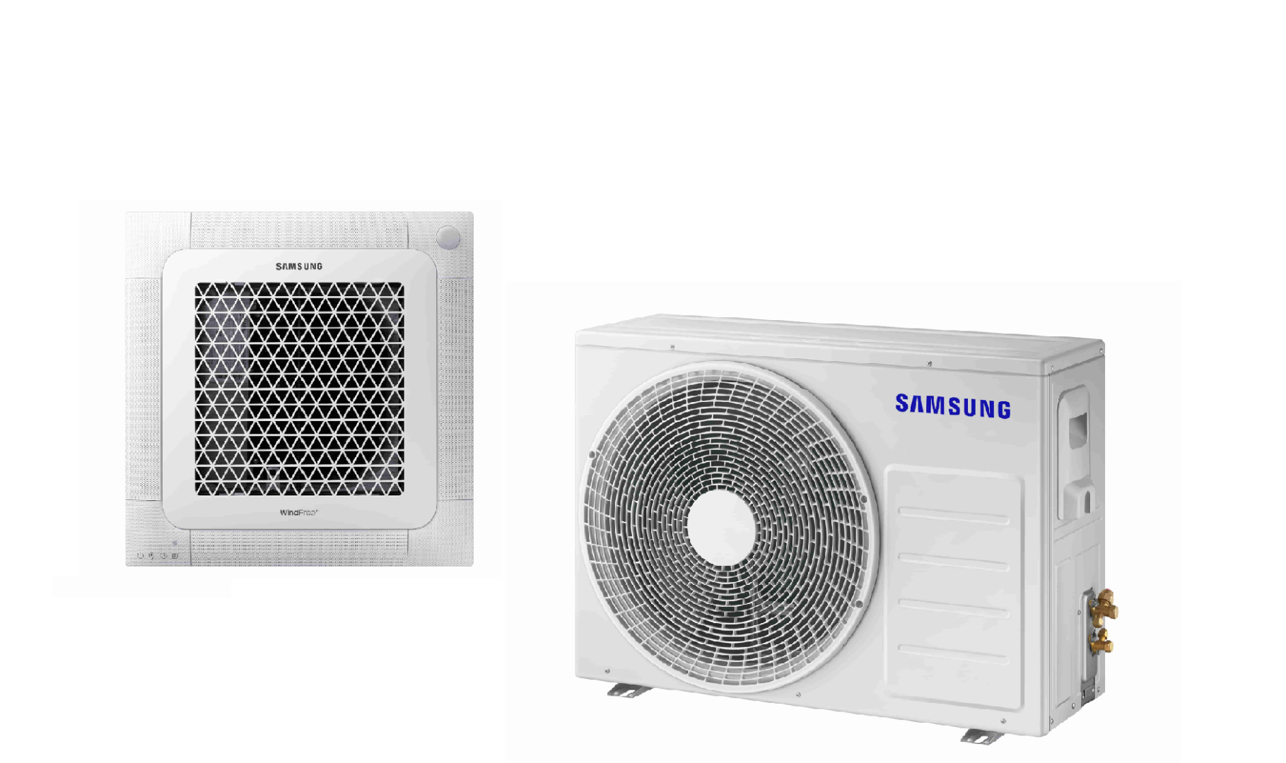 Samsung Windfree keturkryptės600x600 kasetės (HEE) komplektas 3.5 / 4.0 kW  AC035BXAPKG / AC035BNNPKG