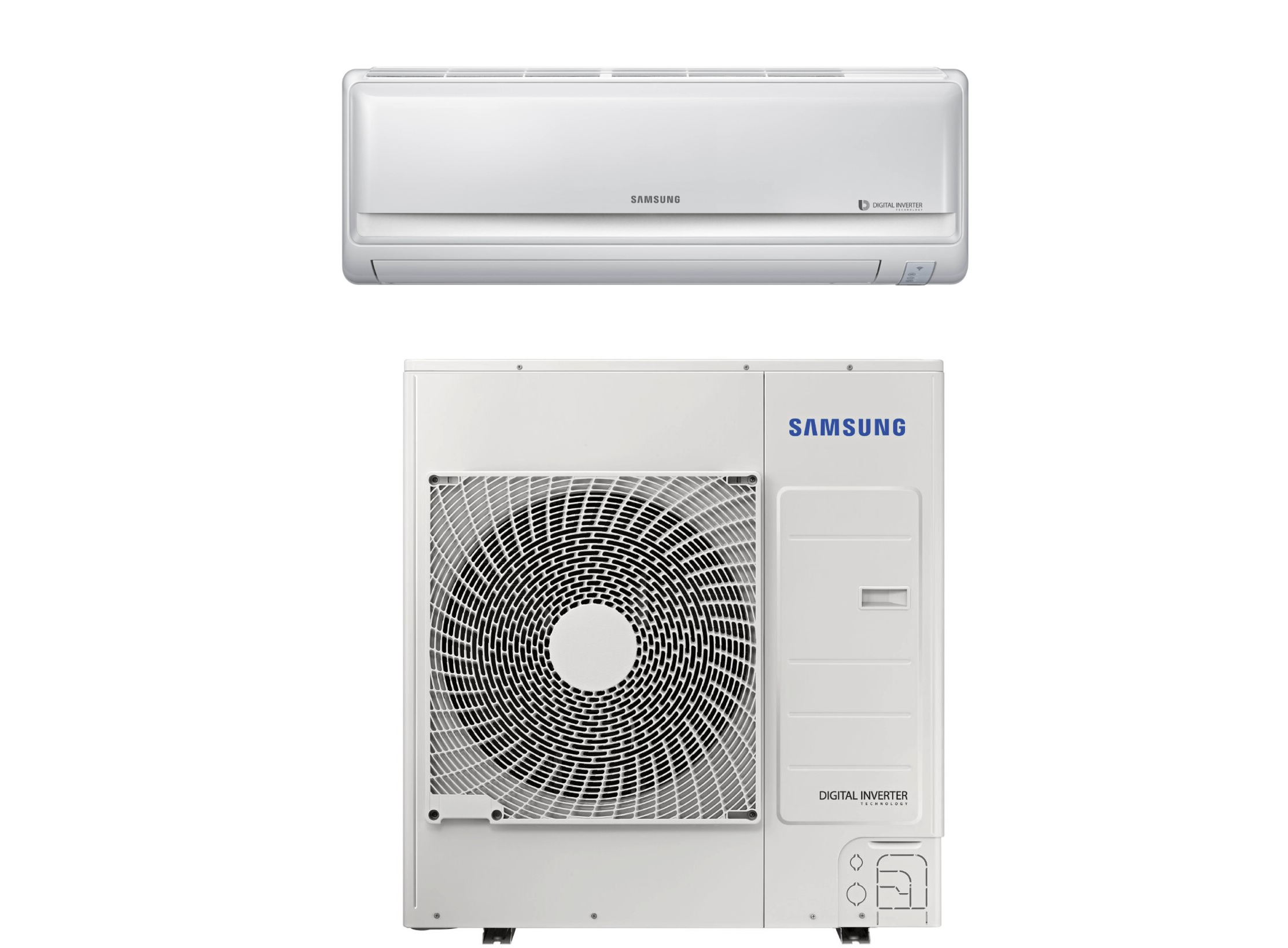 SAMSUNG MAX HEE KOMERCINĖS KLASĖS SIENINIS AC100BXAPKG / AC100BNTPKG ORO KONDICIONIERIAUS KOMPLEKTAS