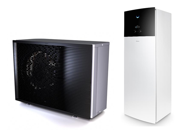 DAIKIN ALTHERMA 3 R MT integruoti su  230 l. talpomis ELVH12S23E6V/ERRA08EW1