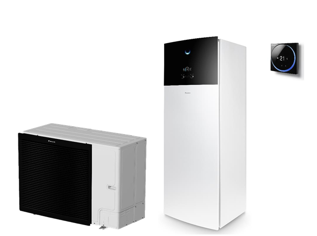 DAIKIN ALTHERMA 3 R integruoti su  180 l. talpomis EBVH16S18D9W/ERLA16DW17