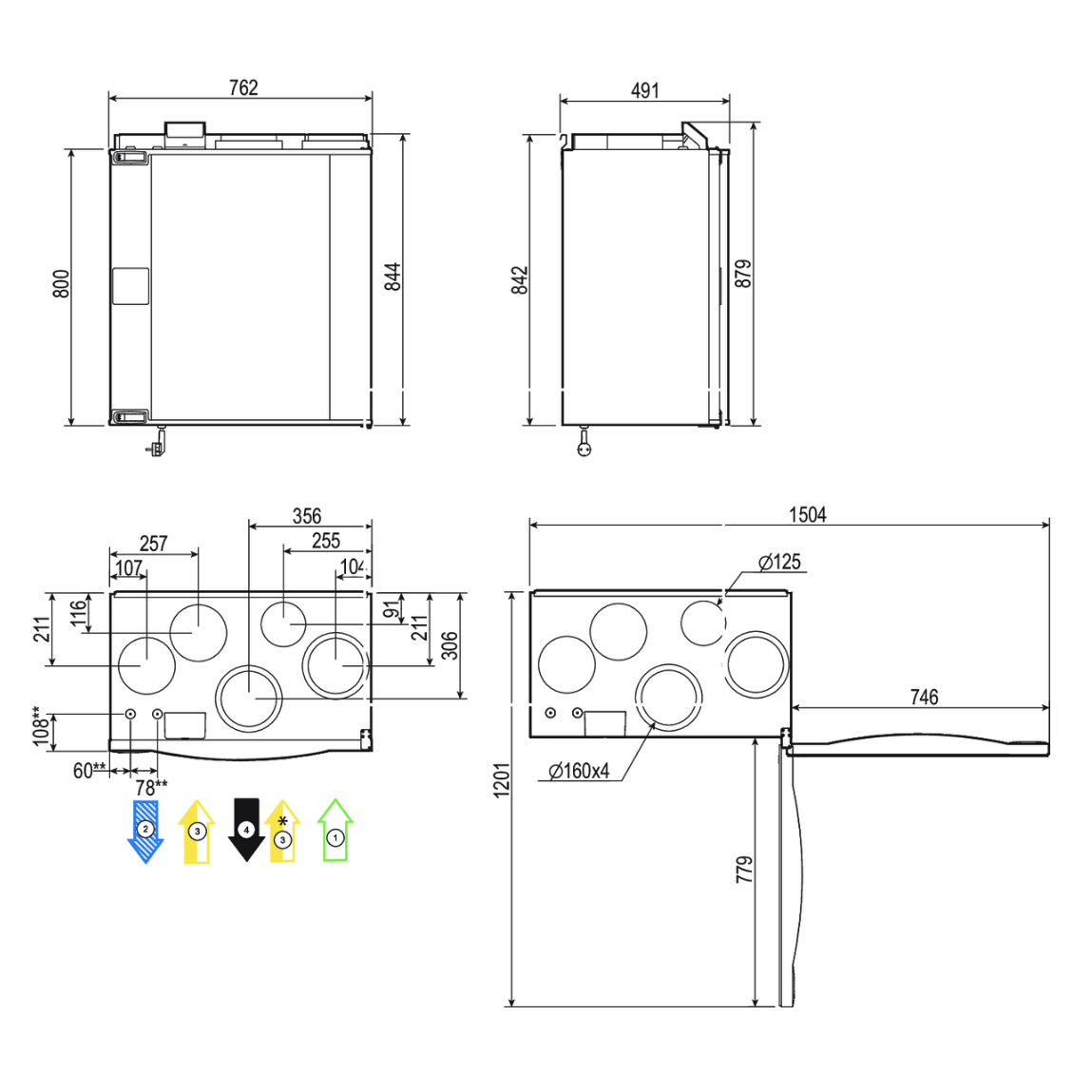 Systemair SAVE VTR 350/B L rekuperatorius