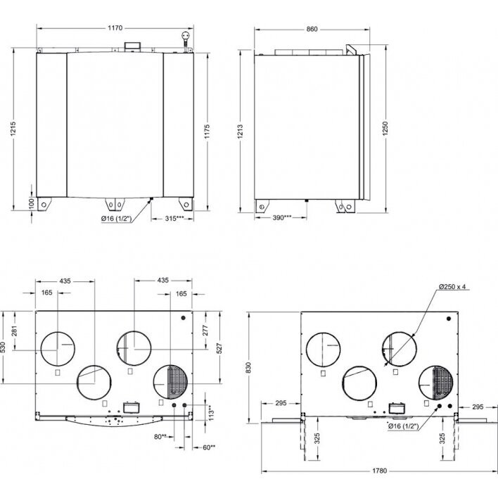 Systemair SAVE VTR 700 L rekuperatorius